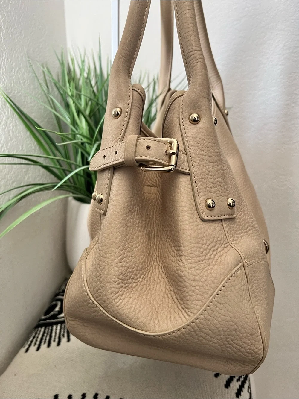 Dooney & Bourke Belvedere Logo Lock Satchel
